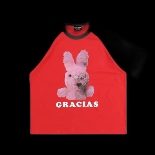 Pleasures Gracias Raglan T-Shirt 'Red'