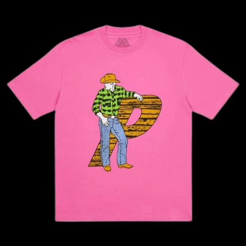 Palace Saddle Up T-Shirt 'Pink'