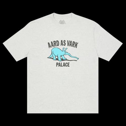 Palace Aard As Vark T-Shirt 'Grey Marl'