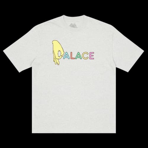 Palace A-Ok T-Shirt 'Grey Marl'