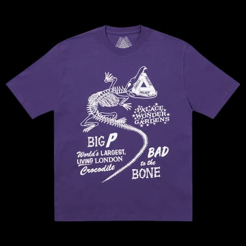 Palace Chomper T-Shirt 'Purple'