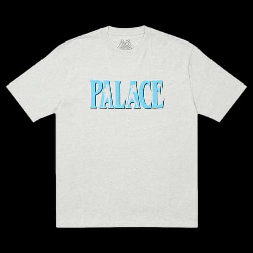 Palace Please T-Shirt 'Grey Marl'