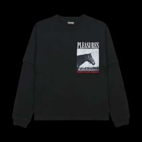Pleasures Horses Layered Long-Sleeve 'Black'