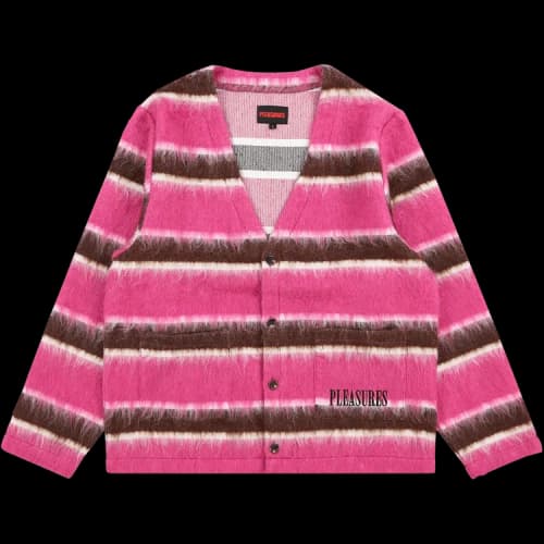 Pleasures Stack Cardigan 'Pink'