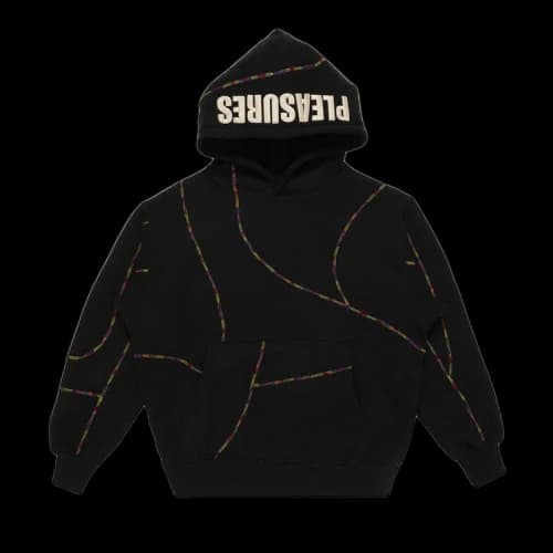 Pleasures Vein Hoodie 'Black'
