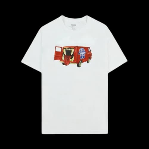 Pleasures Beer Van T-Shirt 'White'