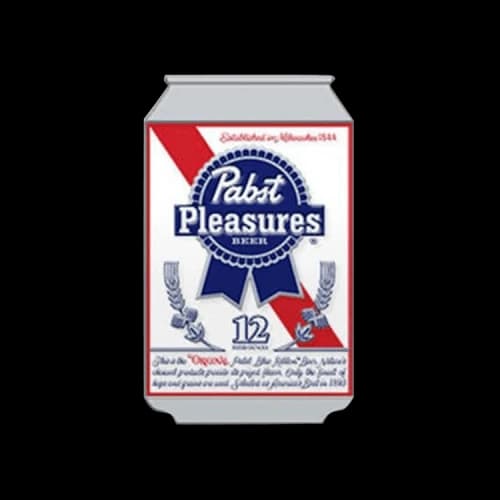 Pleasures PBR Lapel Pin 'Silver'