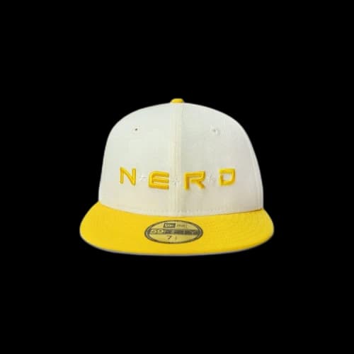 Pleasures Nerd Logo New Era Fitted Hat 'Yellow'
