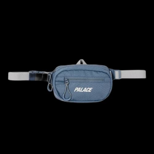 Palace Cordura Eco Hex Ripstop Mini Waist Bag 'Slate Grey'