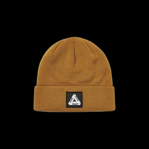 Palace Tri-Ferg Patch Beanie 'Tan'