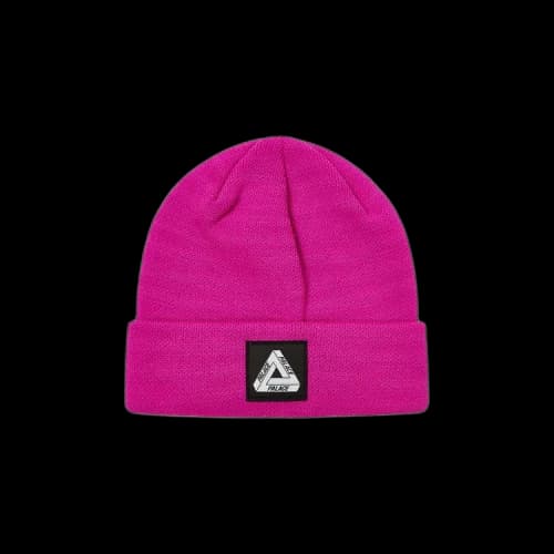 Palace Tri-Ferg Patch Beanie 'Pink'