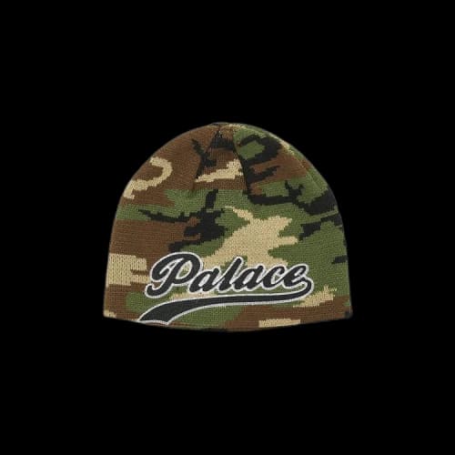 Palace Script Nein Cuff Beanie 'Camo'