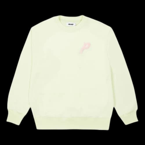Palace Fleece Tri-Ferg Crew 'Mojito'