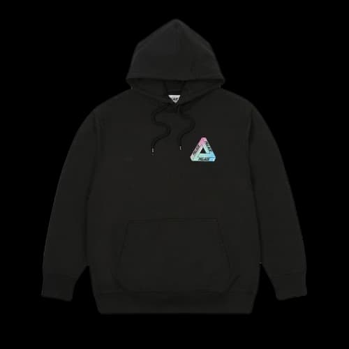 Palace Ombre Tri-Ferg Hood 'Black'