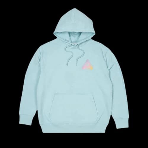 Palace Ombre Tri-Ferg Hood 'Crystalised Blue'