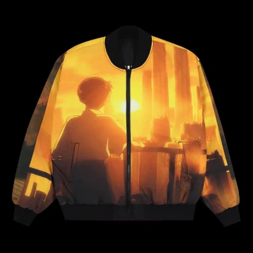 Pleasures Humanoid Reversible Bomber 'Black'