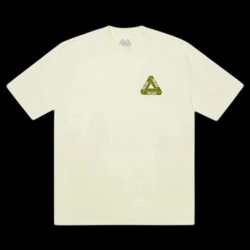 Palace Reacto Tri-Ferg T-Shirt 'Yellow'