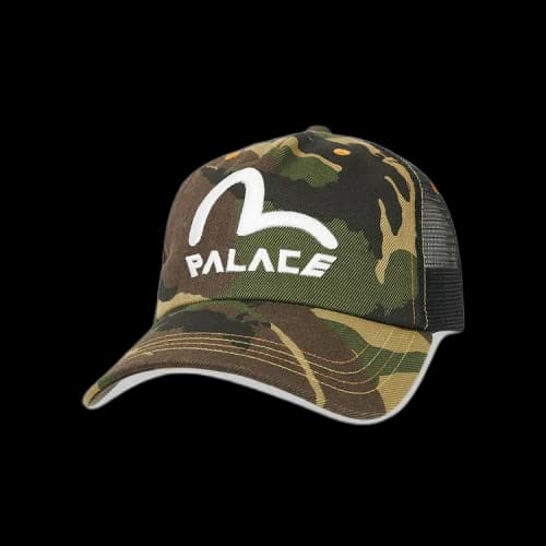 Palace x Evisu Denim And Mesh Trucker 'Camo'