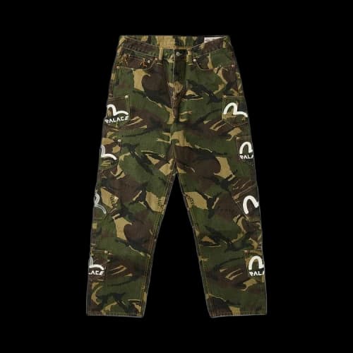 Palace x Evisu Denim Jean 'Camo'