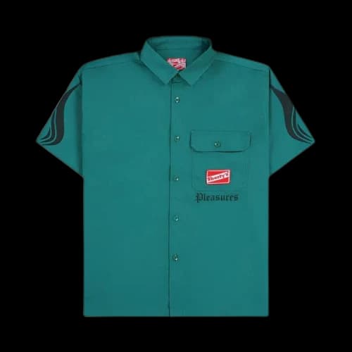 Pleasures Gutierrez Work Shirt 'Green'