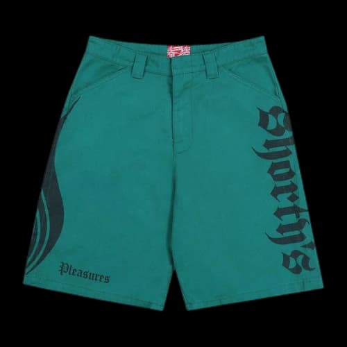 Pleasures Gutierrez Work Shorts 'Green'