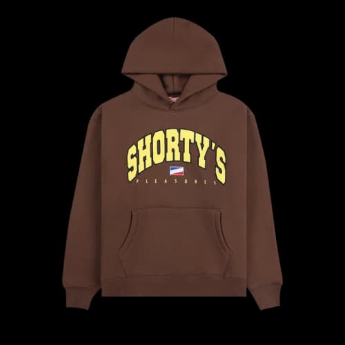 Pleasures Shortys Hoodie 'Brown'