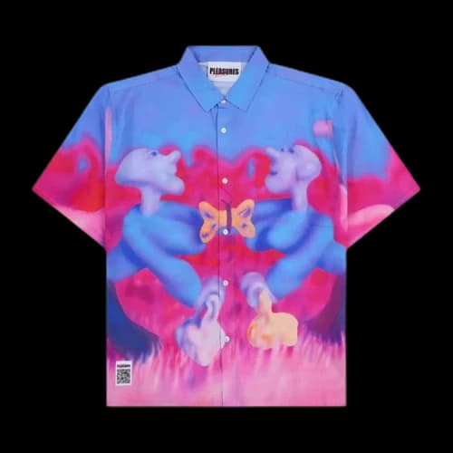Pleasures Interaction Button Down 'Pink'