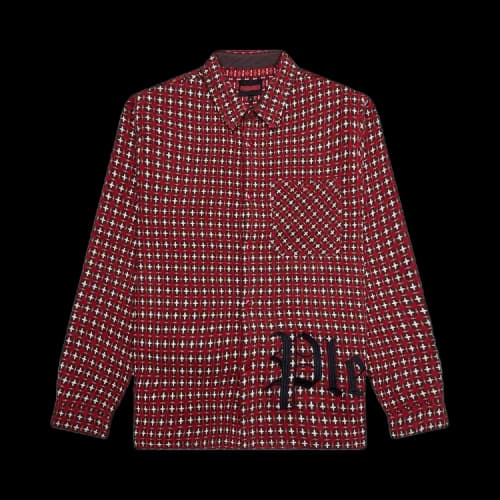 Pleasures Cross Work Shirt 'Red'