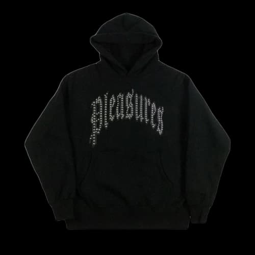Pleasures Twitch Studded Hoodie 'Black'