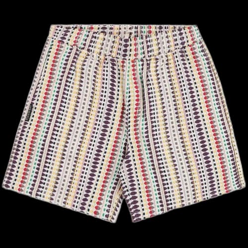 Pleasures Stitch Shorts 'Ecru'