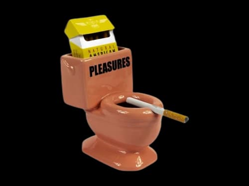 Pleasures Toilet Ashtray Pink