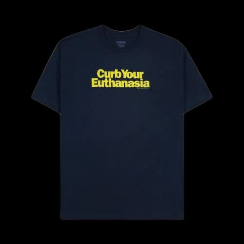 Pleasures Curb T-Shirt 'Navy'