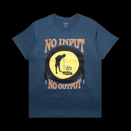 Pleasures Input T-Shirt 'Blue'