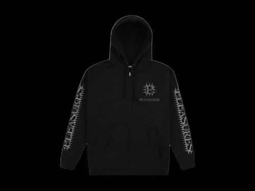 Pleasures Spike Zip Hoodie Black