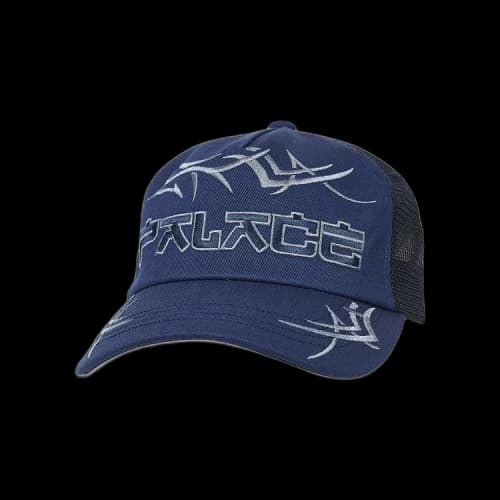 Palace Tribal Trucker Hat 'Navy'