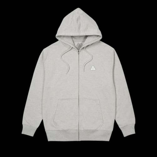 Palace Sofar Zip Hood 'Grey Marl'