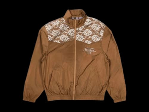 Pleasures Francesca Track Jacket Brown