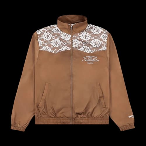 Pleasures Francesca Track Jacket 'Brown'