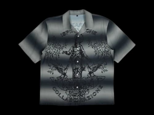 Pleasures Giovanni Button Up Shirt Silver