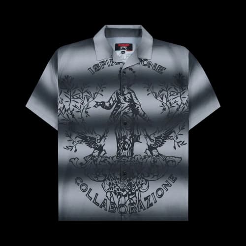 Pleasures Giovanni Button Up 'Silver'