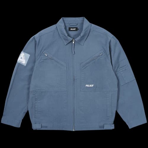 Palace Aviator Jacket 'Blue Stone'