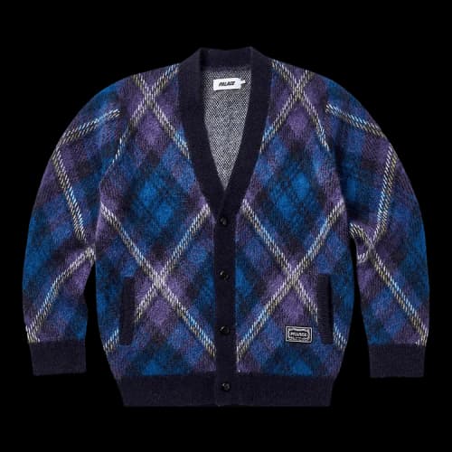 Palace Fluffy Cardigan 'Purple'