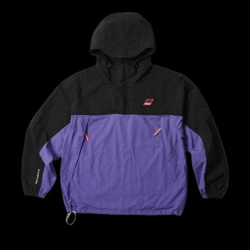 Palace x New Balance Pop Over Shell Jacket 'Black/Purple'