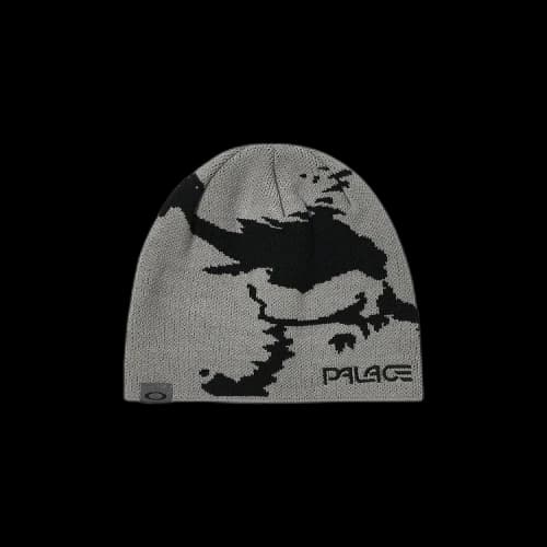 Palace x Oakley Beanie 'Grey/Black'