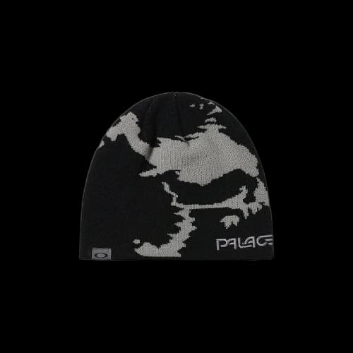 Palace x Oakley Beanie 'Black/Grey'