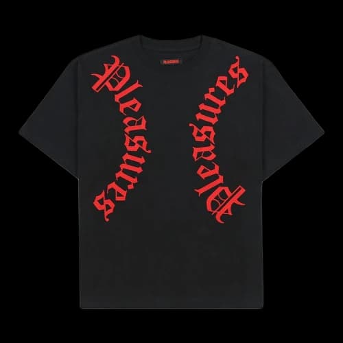 Pleasures Harness Heavyweight T-Shirt 'Black'