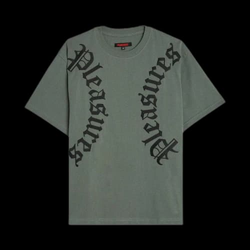 Pleasures Harness Heavyweight T-Shirt 'Sage'