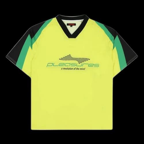 Pleasures Mind Soccer Jersey 'Lime'