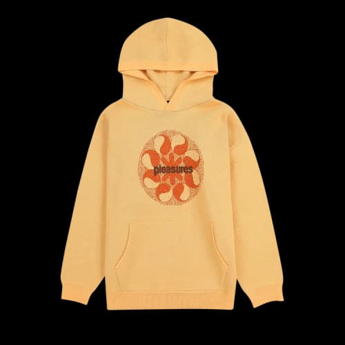 Pleasures Balance Jacquard Hoodie 'Peach'