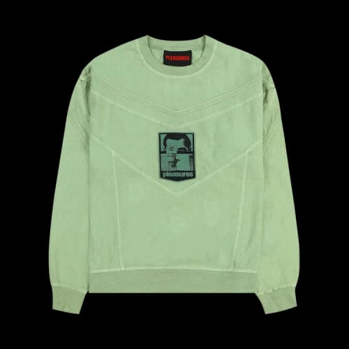 Pleasures Mentor Crewneck 'Matcha'